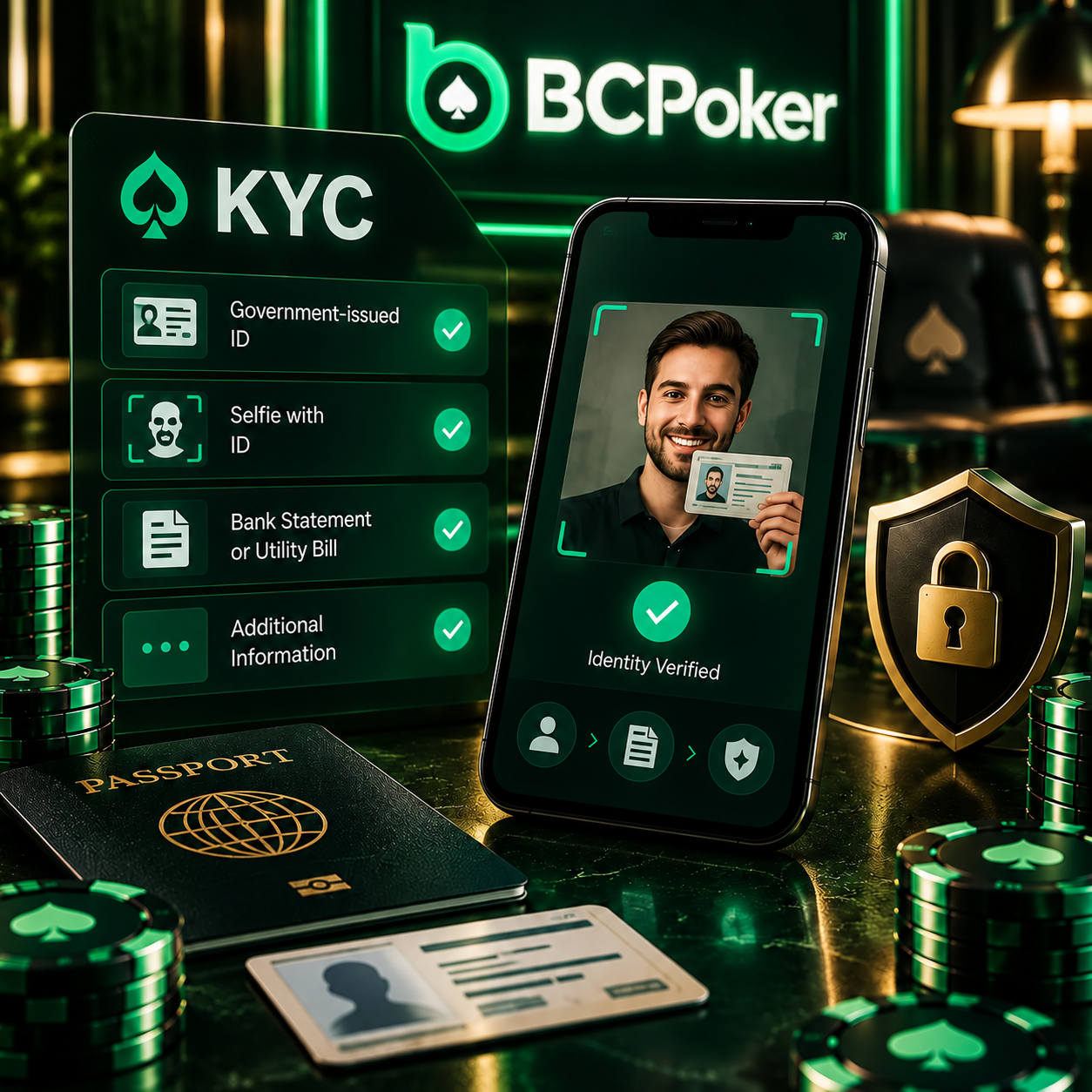 BCPoker KYC verification banner