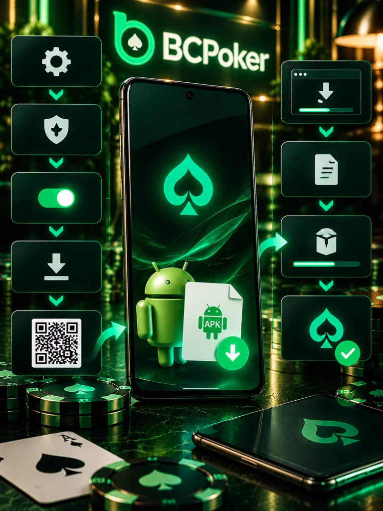 BCPoker Android APK installation steps